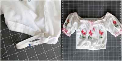 Sáng tạo chiếc Croptop siêu sành điệu từ áo cũ