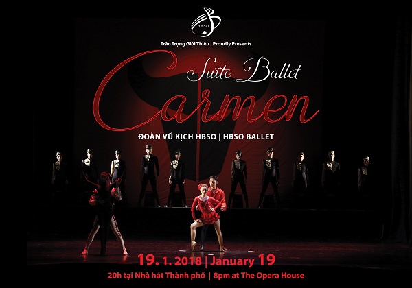 Đêm ballet Suite Carmen tại Nhà hát TP.HCM