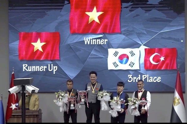 Việt Nam ghi danh trên bản đồ billiard thế giới