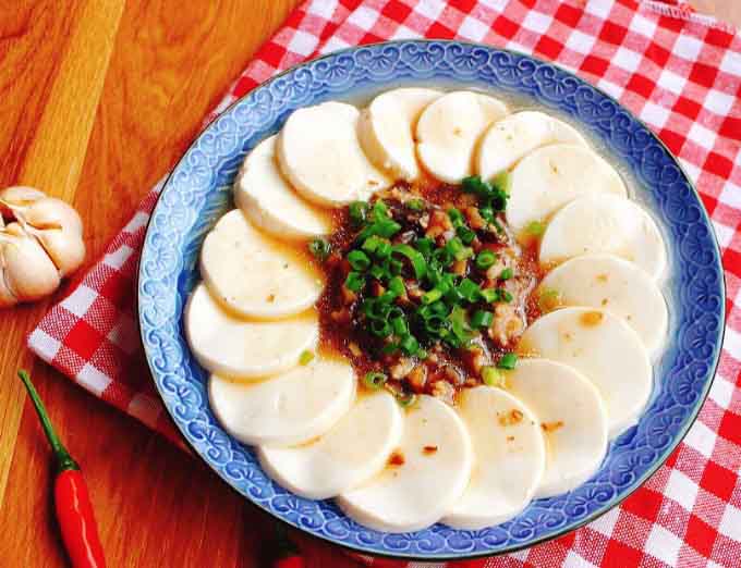 Đậu hũ sốt nấm –  hương vị khó quên