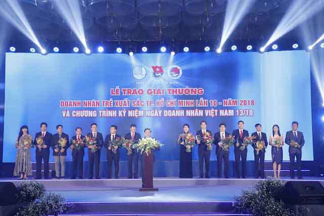 TP.HCM: Trao giải thưởng cho nhiều doanh nhân trẻ