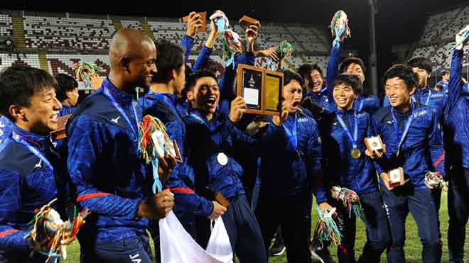 Sinh viên Nhật Bản tham dự giải bóng đá U.21 quốc tế 2019