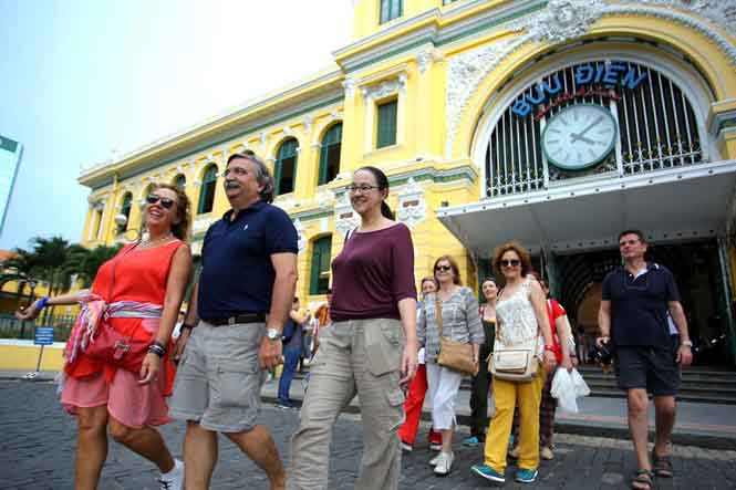 14,1 triệu lượt khách quốc tế đã đến Việt Nam