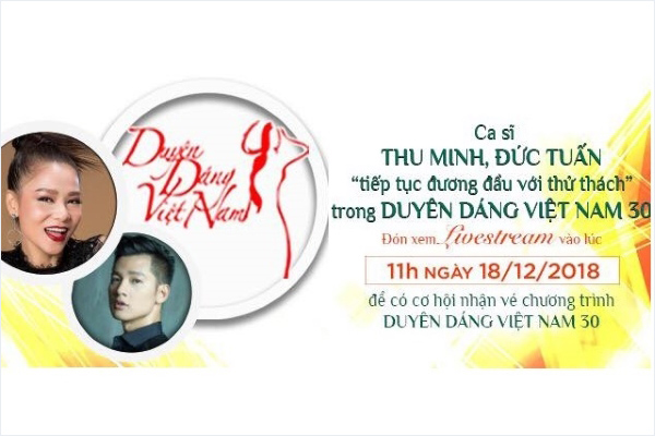 Livestream giao lưu với hai ca sĩ Thu Minh và Đức Tuấn