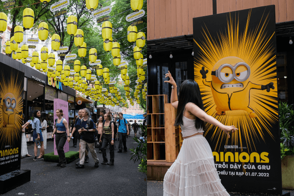 Hội Minions ‘phủ vàng’ đường sách tại Việt Nam, mừng loạt thành tích khủng