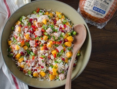 Cơm rang màu sắc ấm áp đón Giáng sinh