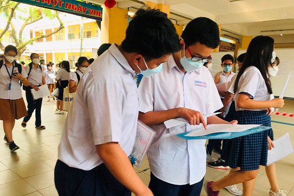 TP.HCM: Hơn 96.000 thí sinh làm thủ tục dự thi tuyển sinh lớp 10