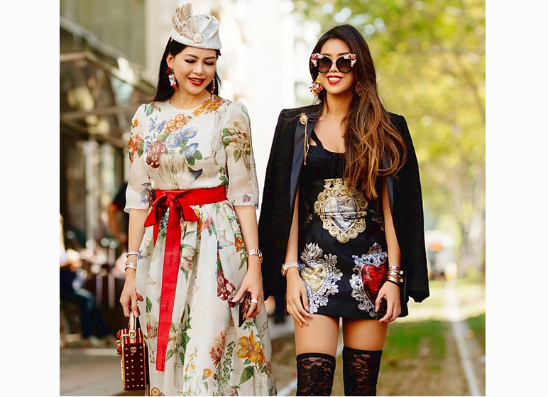 Thủy Tiên và con gái diện hàng hiệu xuất hiện tại Milan