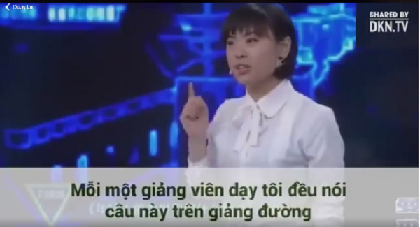 Một bài phát biểu cực kỳ ấn tượng của cô sinh viên ngành Luật