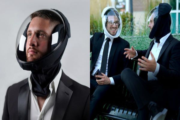 Trở thành phi hành gia trong văn phòng với chiếc mũ bảo hiểm không gian có quạt tích hợp