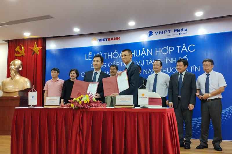 Vietbank và VNPT- Media ký kết thỏa thuận hợp tác cung cấp dịch vụ tài chính số