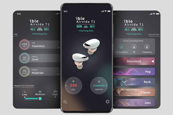 Bộ tai nghe có khả năng lọc không khí và loại bỏ virus corona