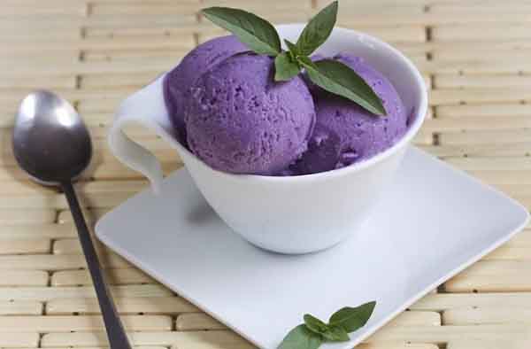 Làm kem khoai môn mát lạnh, giải nhiệt ngày nóng