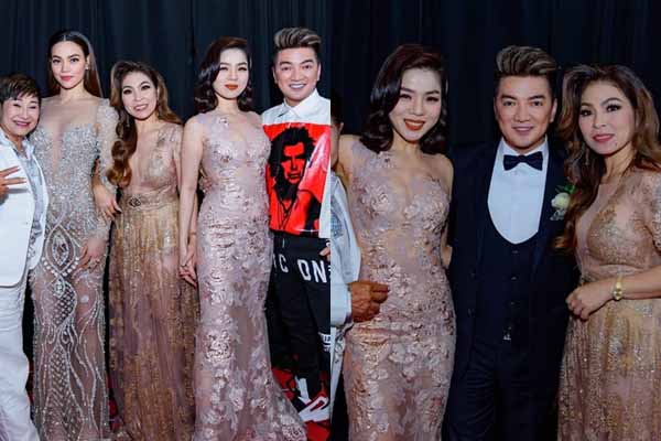 Khoảnh khắc Lệ Quyên, Hồ Ngọc Hà trong một khung hình đang được quan tâm đặc biệt