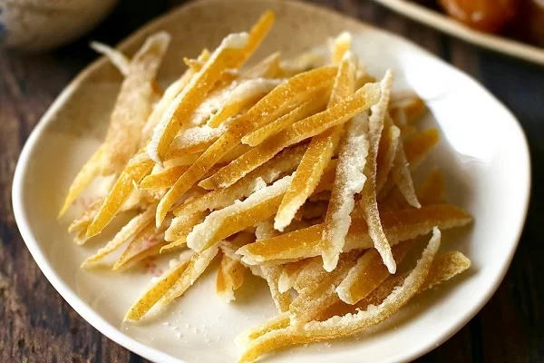 mứt vỏ bưởi