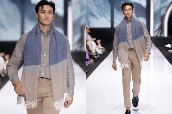 Mạc Trung Kiên xuất thần trên sàn runway