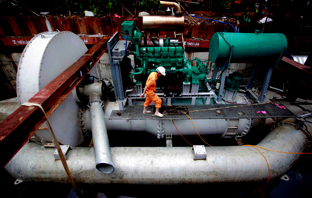 TP.HCM tiếp tục thuê máy bơm giải quyết chống ngập trên địa bàn thành phố sau năm 2019