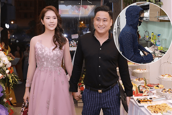 Minh Tiệp hét toáng vì tưởng trộm đột nhập