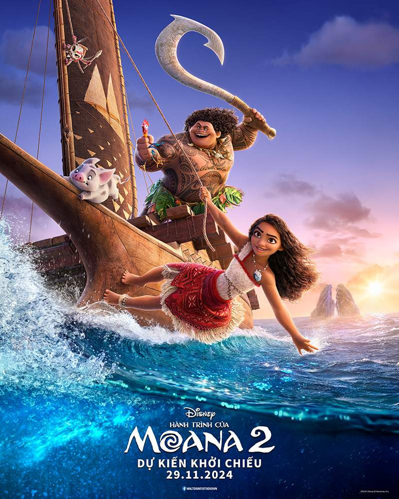 Bộ phim Moana 2 “nổ phát súng” đầu tiên bằng nhạc phim chuẩn bị ra mắt tại các rạp chiếu phim