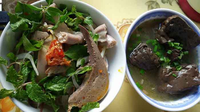 Thử làm món bún lòng khô siêu ngon