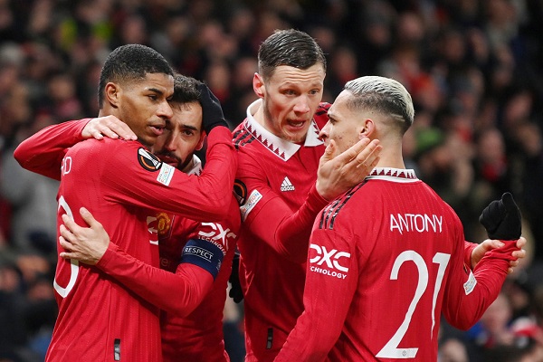 Man United trút cơn giận lên Real Betis tại Europa League