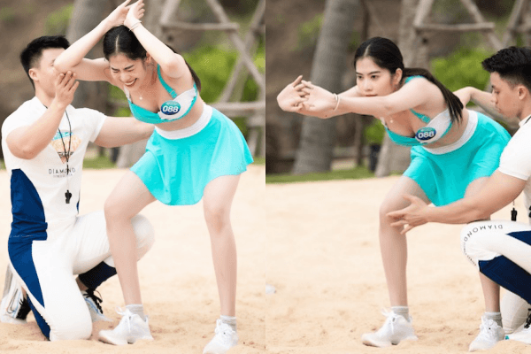 Nam Em bất ngờ gục ngã trong phần thi Người đẹp thể thao ‘Miss World Vietnam 2022’