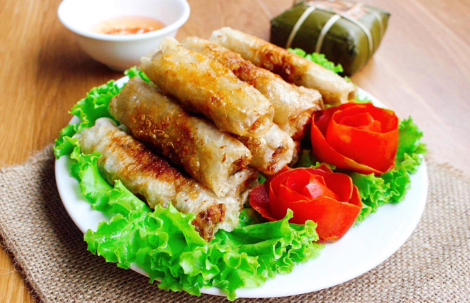 Cùng vào bếp thử làm món nem nhân khoai độc đáo mà lại thơm giòn