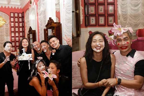 Ngô Thanh Vân mặt lem luốc đón tuổi 40