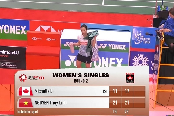 Nguyễn Thùy Linh gây ‘sốc’ tại Giải Cầu lông Canada mở rộng khi đánh bại nhà ĐKVĐ