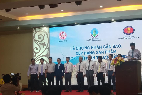 Vườn quốc gia Núi Chúa đạt 4 sao tiêu chuẩn OCOP 2020