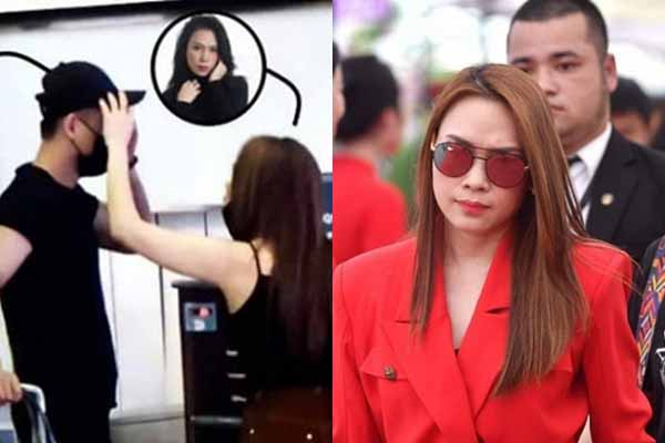 Hot nhất: Lộ ảnh Mỹ Tâm nựng má Mai Tài Phến trên máy bay