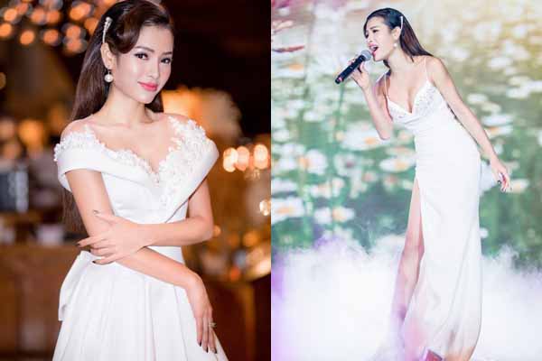 Phương Trinh Jolie khoe đường cong ‘uốn lượn’ trong hai mẫu váy