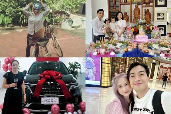 Sao Việt 20/10: Vân Trang mừng thôi nôi hai con gái song sinh, Hòa Minzy tặng xế hộp tiền tỷ cho mẹ