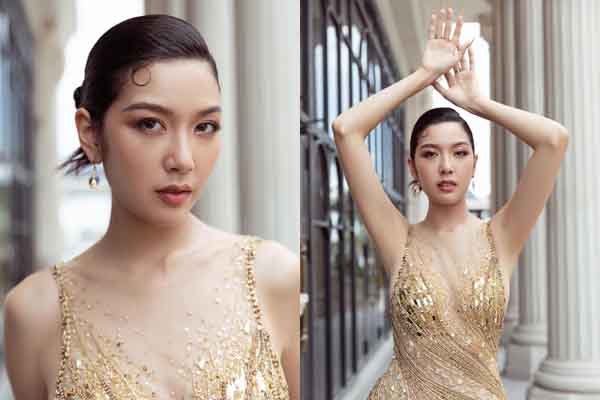 Á hậu Thúy Vân thả dáng quyến rũ bên đôi cánh khải hoàn, netizen ưu ái khen ngợi ‘nữ thần’