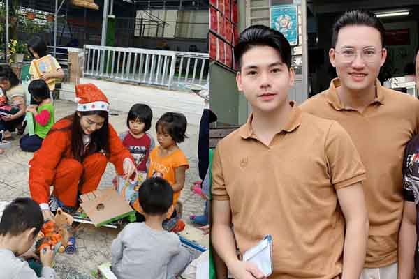 Sao Việt 25/12: Á hậu Quỳnh Châu hóa ‘Ông già Noel’ phát quà cho trẻ mồ côi, Hà Trí Quang – Thanh Đoàn làm thiện nguyện