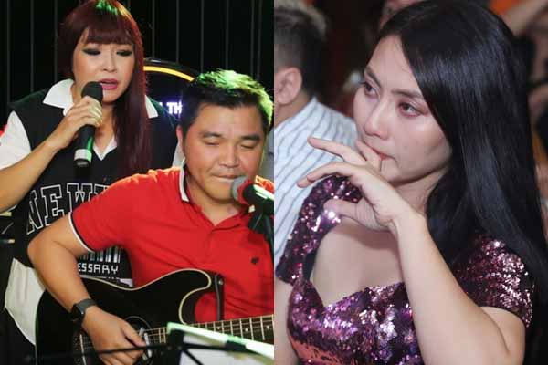 Ngọc Lan khóc khi Phương Thanh đang hát