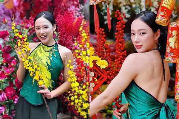 Khoe visual xinh đẹp ngút ngàn khi đi du xuân, Angela Phương Trinh tiếp tục bị dân mạng soi ‘bờ vai lực điền’