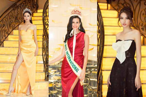 Hoa hậu, người đẹp dập dìu trên thảm đỏ chiều nay (30/8)