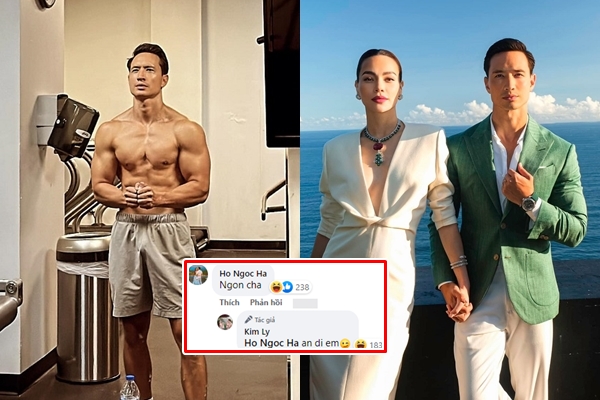 Kim Lý cởi trần khoe cơ bụng 6 múi, bắp tay cuồn cuộn khiến Hà Hồ cũng phải lên tiếng khen ‘ngon’ 