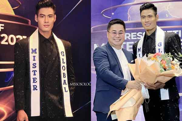 Hy hữu: Từ Á vương 1, Danh Chiếu Linh được ‘trao lại’ sash Nam vương Mister Global