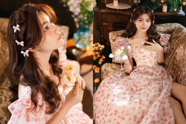 Con gái út MC Quyền Linh khoe sắc tuổi 15