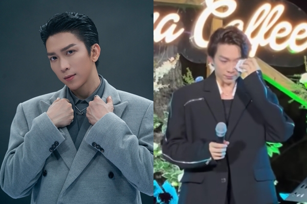 Tăng Phúc bật khóc nức nở trên sân khấu, xin lỗi khán giả vì không thể hoàn thành bài hát 