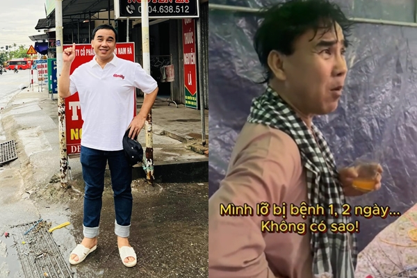 Mưa ướt sũng, MC Quyền Linh quyết định không dừng quay chương trình, lý do khiến nhiều người xúc động 