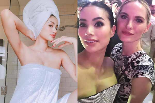 Phạm Hương đeo nhẫn đính hôn, đi sự kiện ở Mỹ sau loạt ảnh siêu gầy