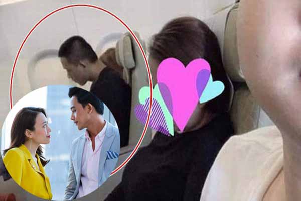 Mỹ Tâm lộ ảnh nắm tay Mai Tài Phến trên máy bay?