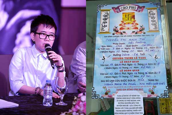 Chị gái Phương Uyên qua đời ở tuổi 54