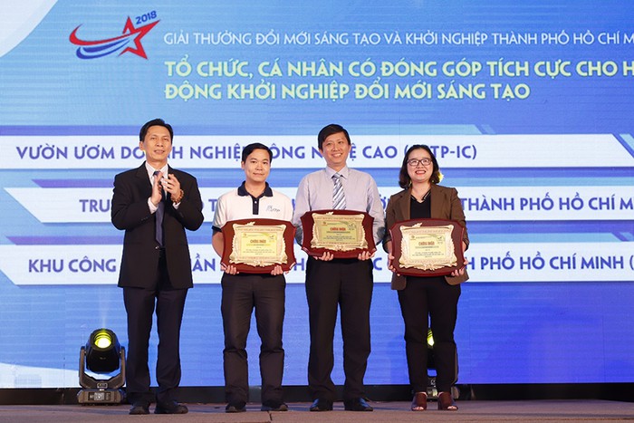 TP Hồ Chí Minh trao giải Đổi mới sáng tạo và khởi nghiệp 2018