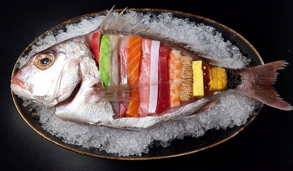 Món ăn Sashimi Nhật đẹp như “tác phẩm nghệ thuật”