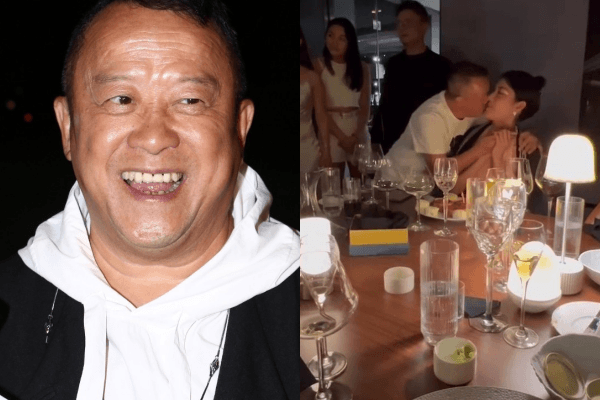 Sao Hồng Kông Tăng Chí Vỹ bị chỉ trích vì hành động ôm hôn người mẫu trẻ tuổi