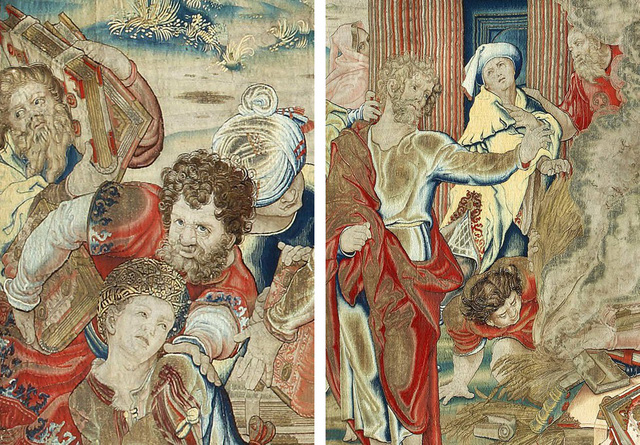 Một tấm thảm thêu bằng vàng bạc được tìm thấy sau 250 năm